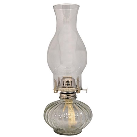 Lamplight Lamplight Farms Clear Glass 13.81 in. Ellipse Oil Lamp 1 pc 330